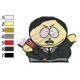 Cartman as Adolf Hitler South Park Embroidery Design